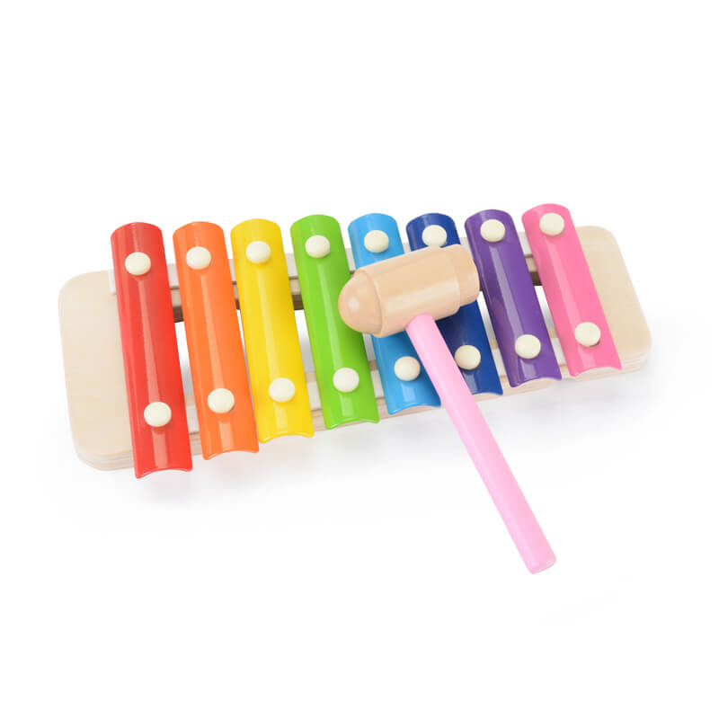 BleuRibbon Baby Wooden Musical Piano Educational Toy for toddlers, safe and interactive.