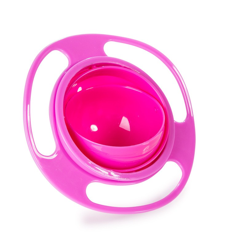 360° rotating design spill gyro bowl Bleuribbon Baby