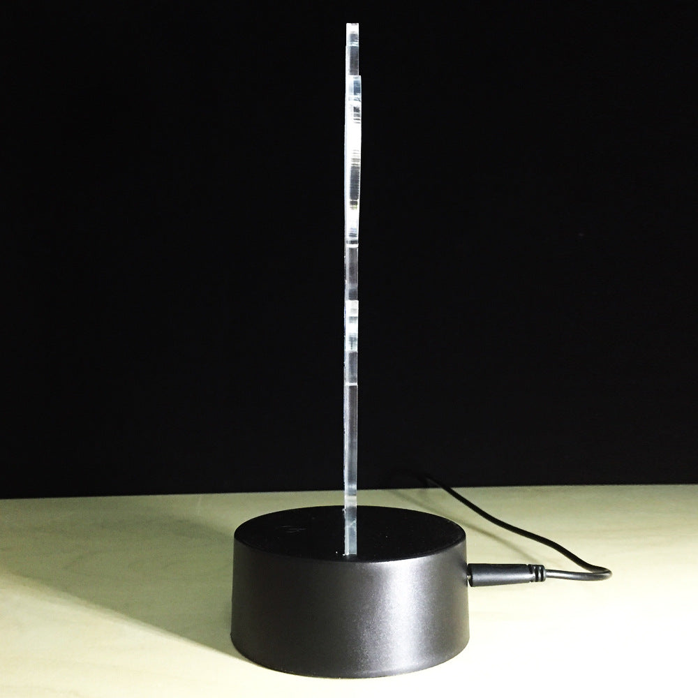 3D Illusion Lamp - Mesmerizing LED Night Light for Home Decor | Sustainable Acrylic Material