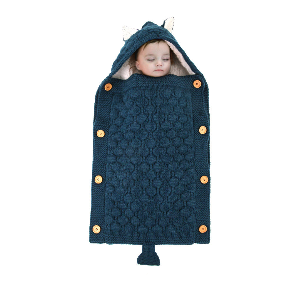 Bleuribbon baby envelope cashmere sleeping bag