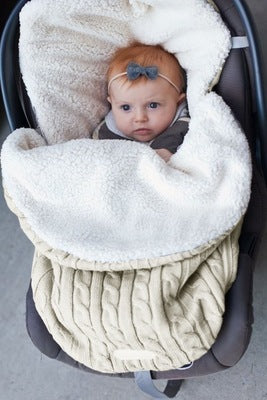 Baby Cashmere Open Button Sleeping Bag BleuRibbon Baby