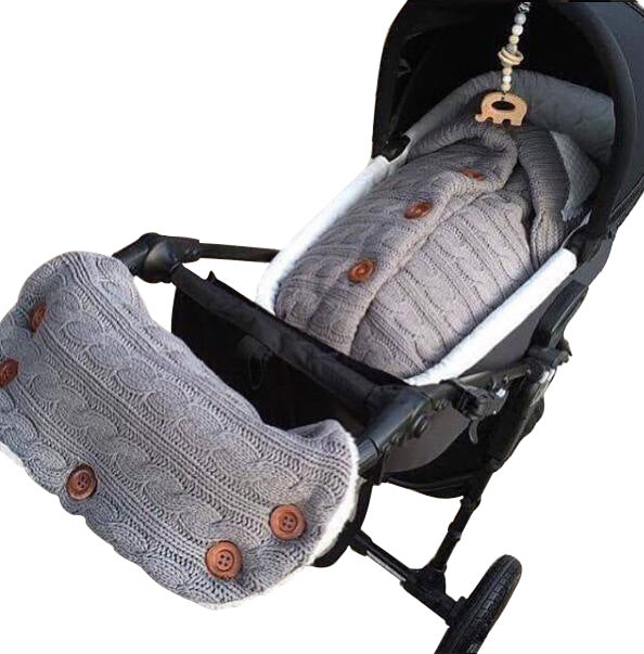 Baby Cashmere Open Button Sleeping Bag BleuRibbon Baby