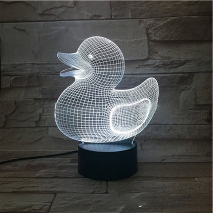 Duck 3D LED Night Light Bleuribbon Baby